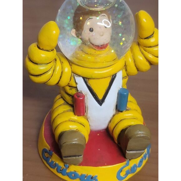 CURIOUS GEORGE ASTRONAUT SNOWGLOBE 1997 Vintage - Picture 4 of 9